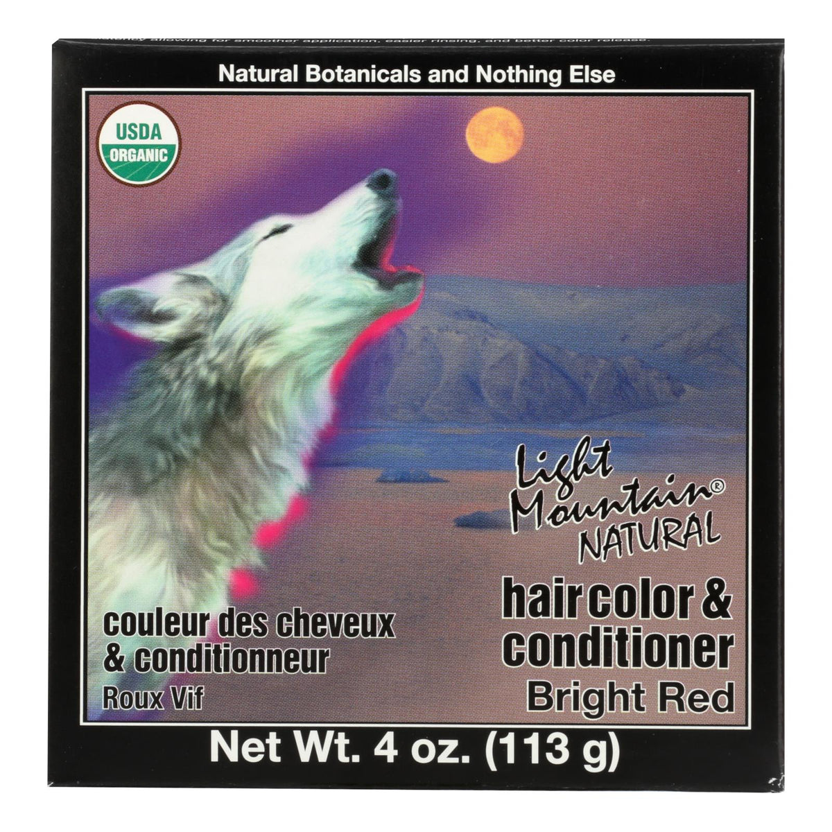 Light Mountain Hair Color - Bright Red - Case of 1 - 4 oz.