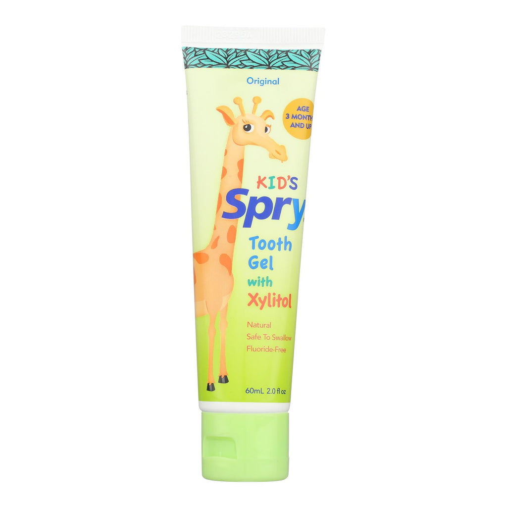 Spry Xylitol Tooth Gel - Original - 2 Fl oz.