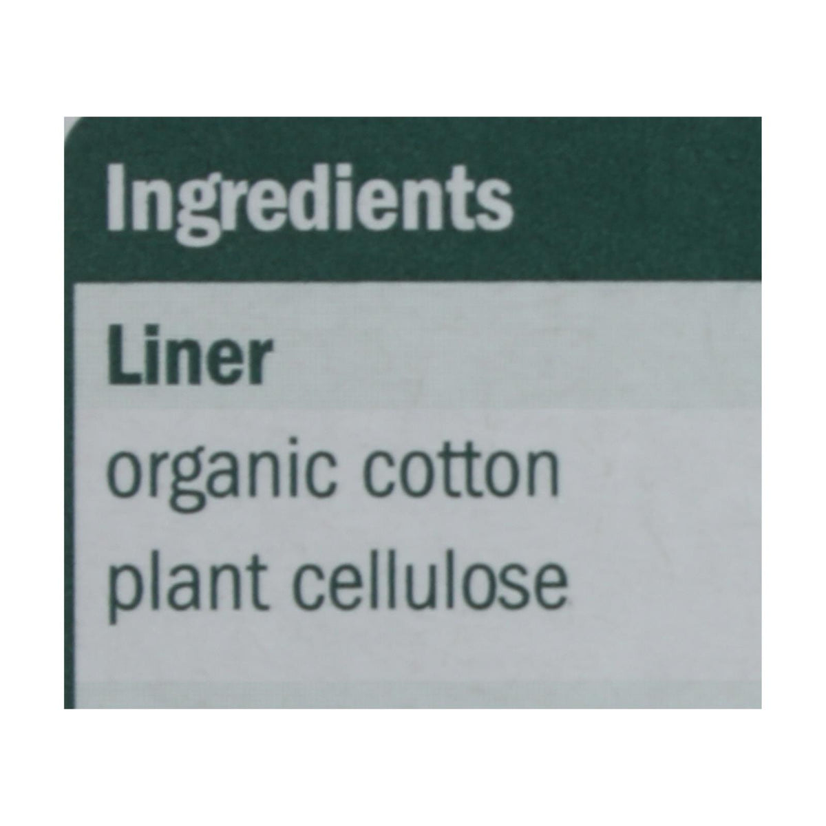 Natracare Natural Curved Panty Liners - 30 Pack