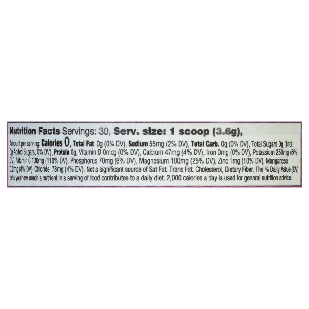 Ultima Replenisher - Electrolyte Mix Grape - EA of 1-3.8 OZ