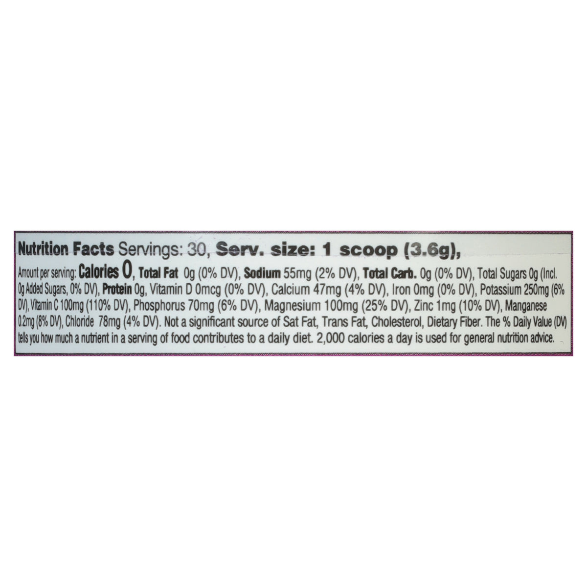 Ultima Replenisher - Electrolyte Mix Grape - EA of 1-3.8 OZ