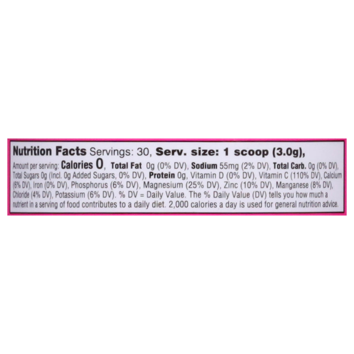 Ultima Replenisher - Elctrlt Pwdr Pnk Lmde Can - EA of 1-3.5 OZ